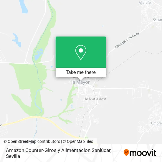 Amazon Counter-Giros y Alimentacion Sanlúcar map