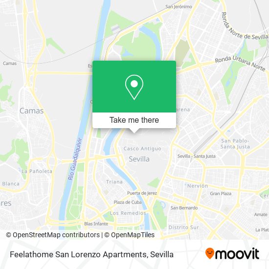 Feelathome San Lorenzo Apartments map