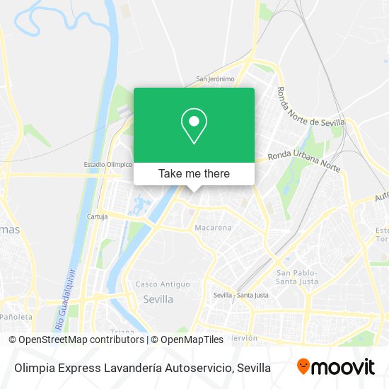 Olimpia Express Lavandería Autoservicio map