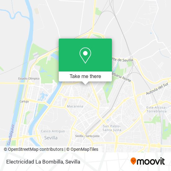 Electricidad La Bombilla map