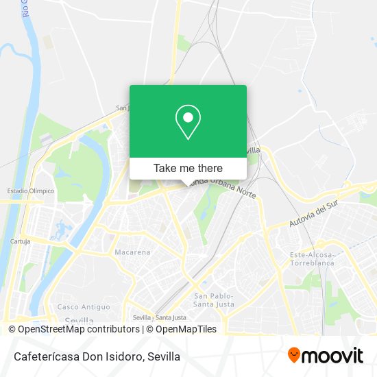 Cafeterícasa Don Isidoro map