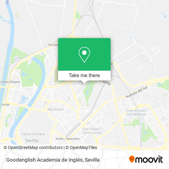 Goodenglish Academia de Inglés map