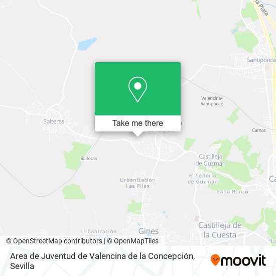 Area de Juventud de Valencina de la Concepción map