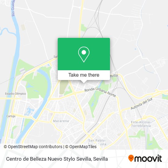 Centro de Belleza Nuevo Stylo Sevilla map