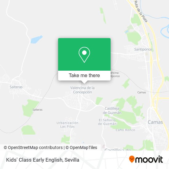 Kids' Class Early English map