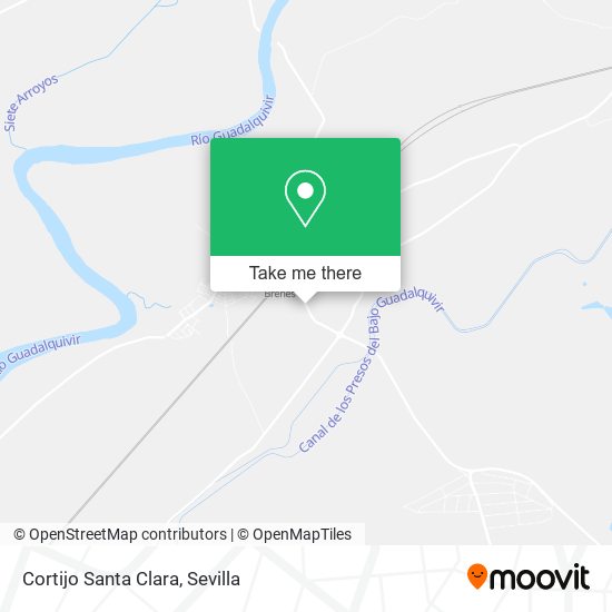 Cortijo Santa Clara map