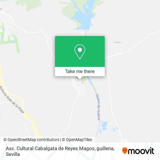 Asc. Cultural Cabalgata de Reyes Magos, guillena map