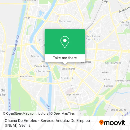 Oficina De Empleo - Servicio Andaluz De Empleo (INEM) map