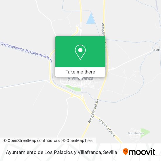 Ayuntamiento de Los Palacios y Villafranca map