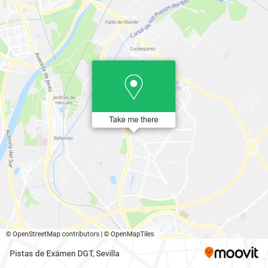 Pistas de Exámen DGT map