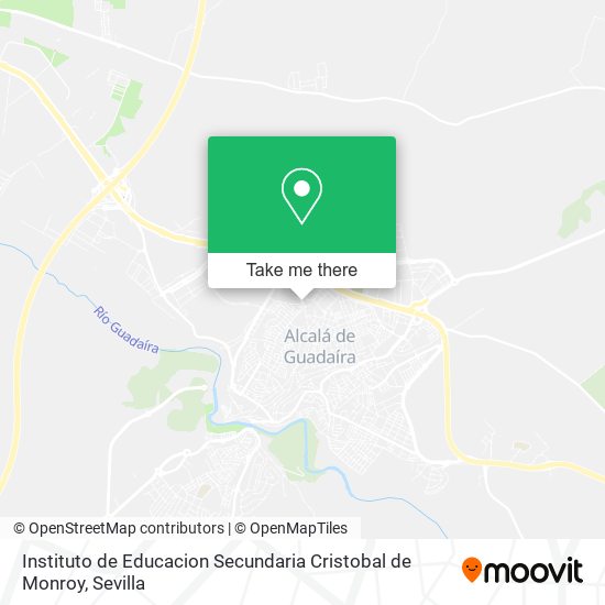 mapa Instituto de Educacion Secundaria Cristobal de Monroy