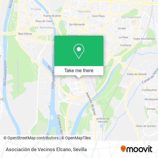 Asociación de Vecinos Elcano map
