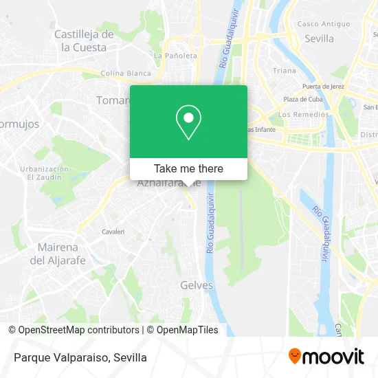 Parque Valparaiso map