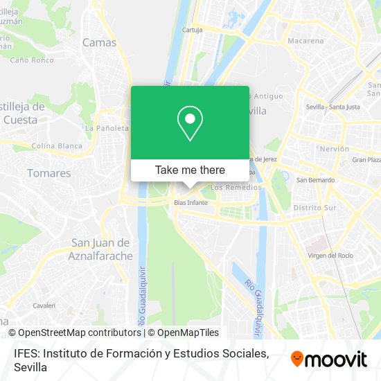 IFES: Instituto de Formación y Estudios Sociales map