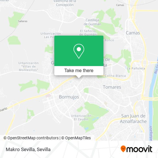 Makro Sevilla map