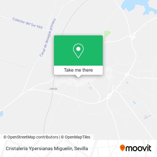 Cristalería Ypersianas Miguelin map