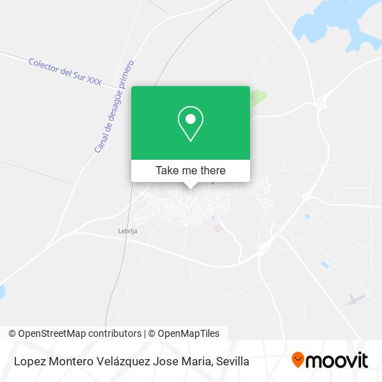 Lopez Montero Velázquez Jose Maria map