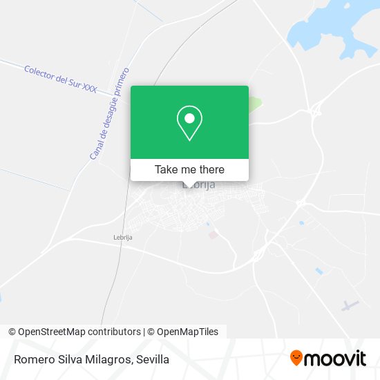 Romero Silva Milagros map