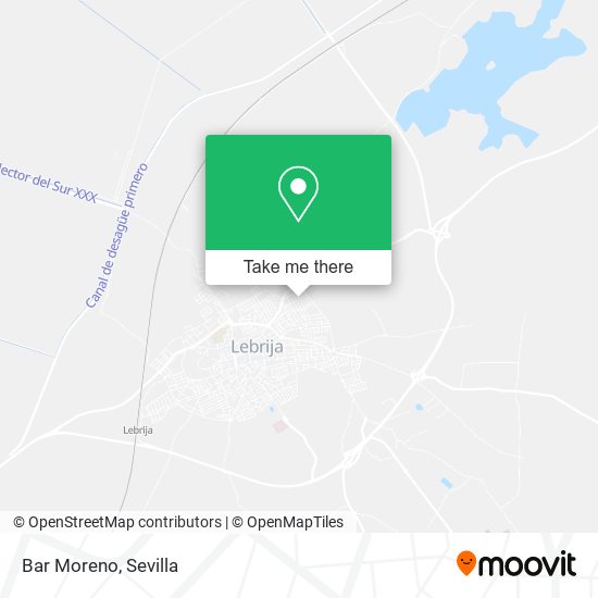 Bar Moreno map