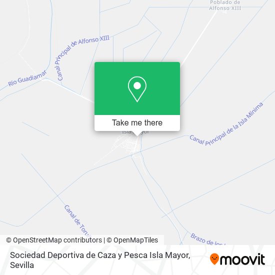 Sociedad Deportiva de Caza y Pesca Isla Mayor map