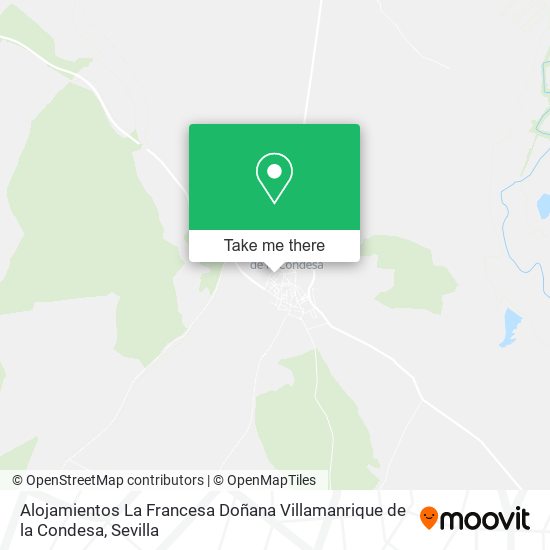 Alojamientos La Francesa Doñana Villamanrique de la Condesa map