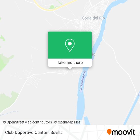 Club Deportivo Cantarr map