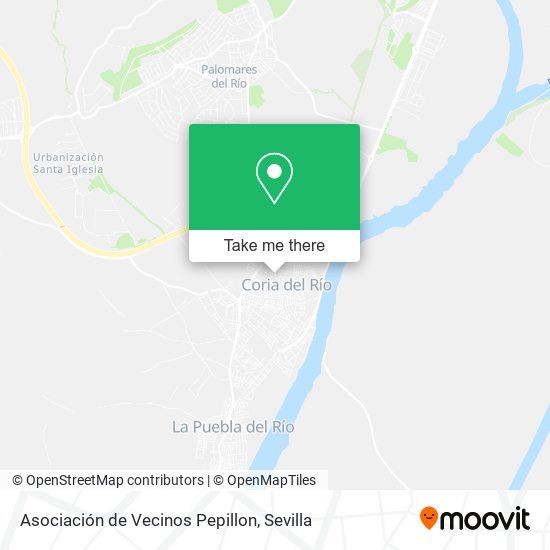 mapa Asociación de Vecinos Pepillon