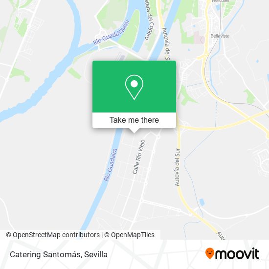 Catering Santomás map
