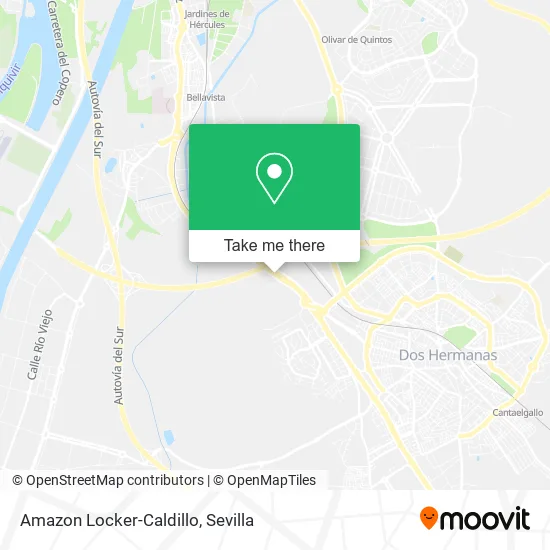 Amazon Locker-Caldillo map