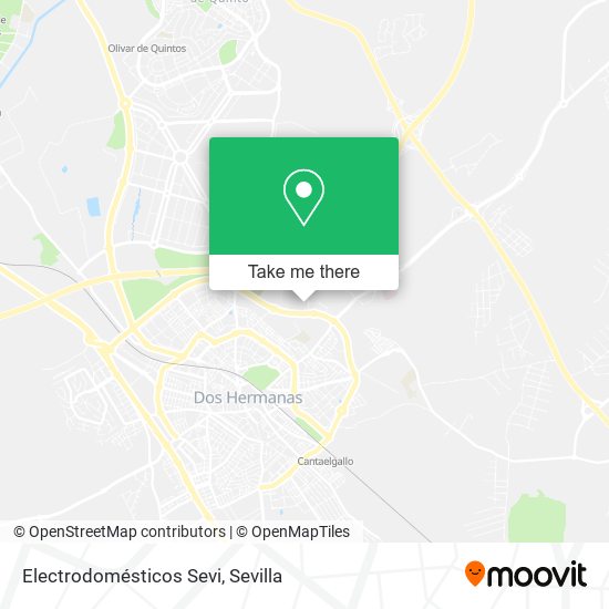Electrodomésticos Sevi map
