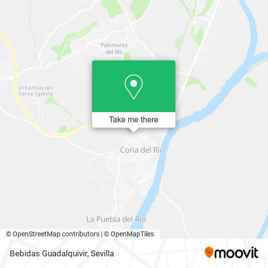 Bebidas Guadalquivir map