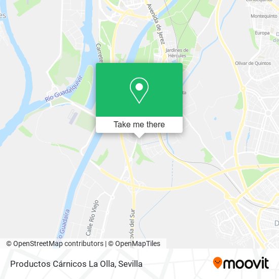 Productos Cárnicos La Olla map