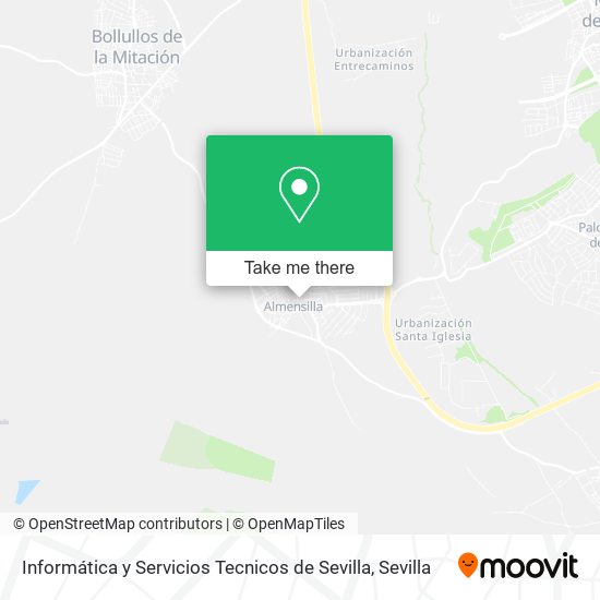 Informática y Servicios Tecnicos de Sevilla map