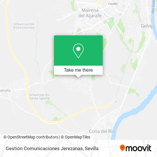 Gestión Comunicaciones Jerezanas map