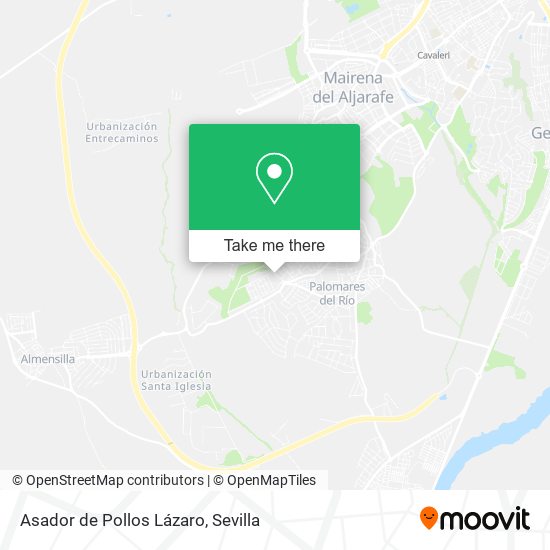 Asador de Pollos Lázaro map