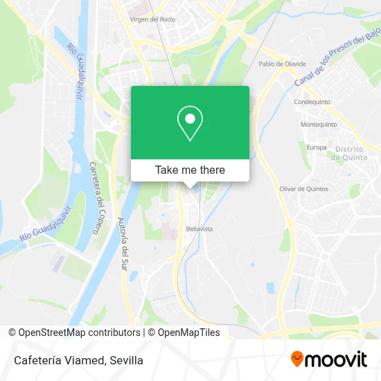 Cafetería Viamed map