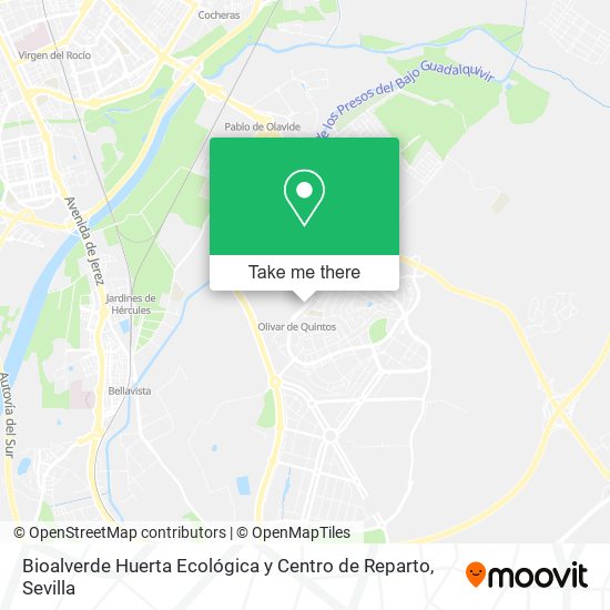 Bioalverde Huerta Ecológica y Centro de Reparto map