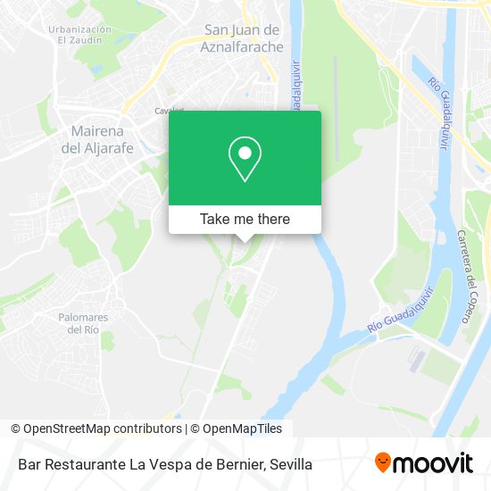 Bar Restaurante La Vespa de Bernier map