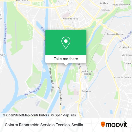 Cointra Reparación Servicio Tecnico map