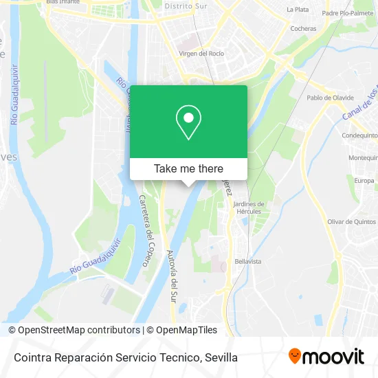Cointra Reparación Servicio Tecnico map