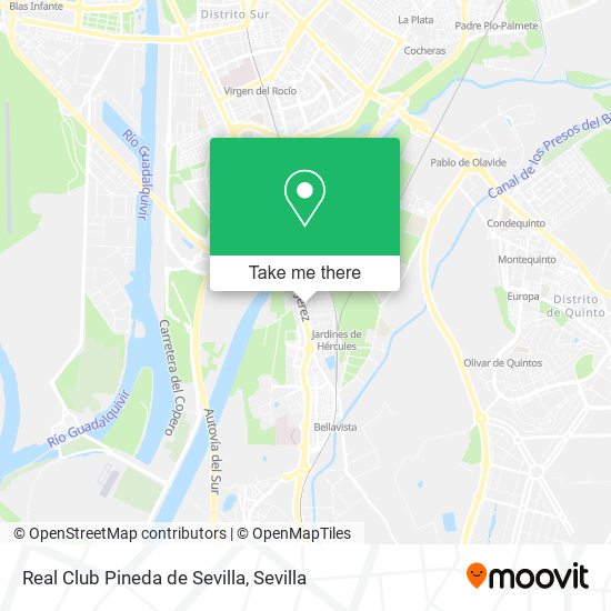 Real Club Pineda de Sevilla map