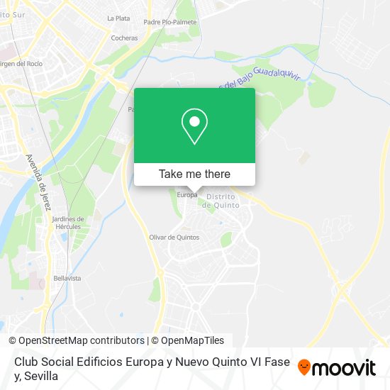 Club Social Edificios Europa y Nuevo Quinto VI Fase y map