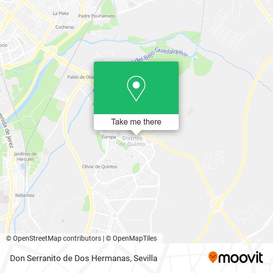 mapa Don Serranito de Dos Hermanas