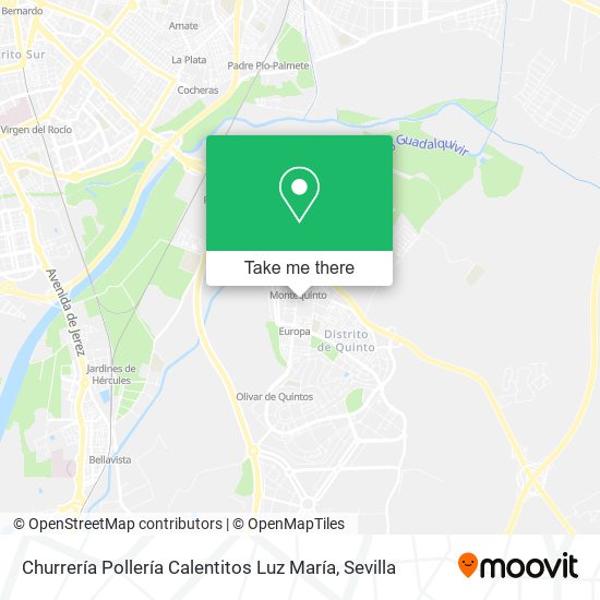 Churrería Pollería Calentitos Luz María map