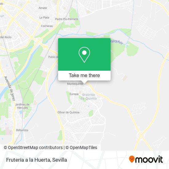 Frutería a la Huerta map
