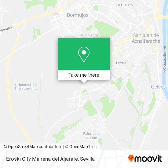 Eroski City Mairena del Aljarafe map