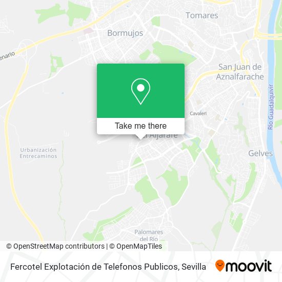 Fercotel Explotación de Telefonos Publicos map