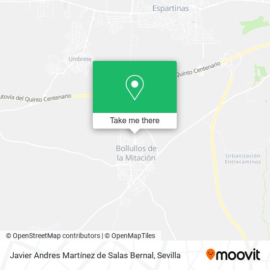 Javier Andres Martínez de Salas Bernal map