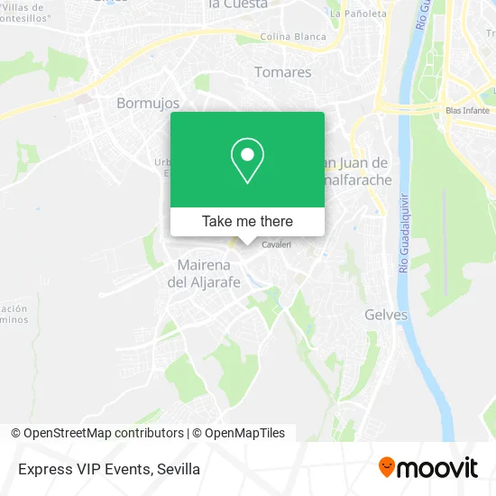 Express VIP Events map