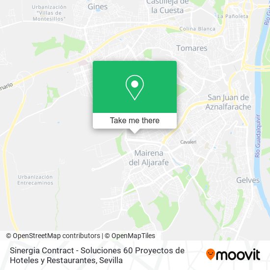 Sinergia Contract - Soluciones 60 Proyectos de Hoteles y Restaurantes map